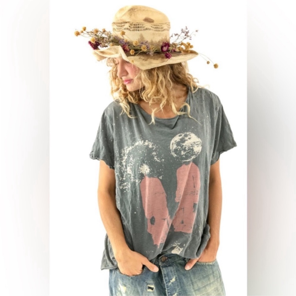Magnolia Pearl After The Disco Star Warrior Shirt NWT OS